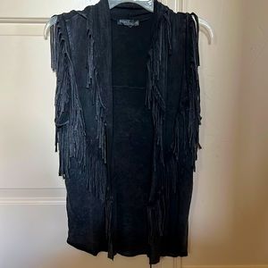 Western style sleeveless cover up